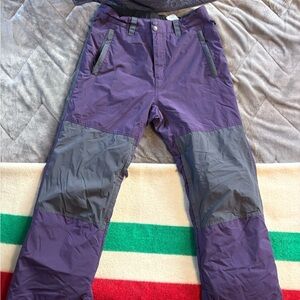 Men's Purple Billabong Ski/Snowboard Pants